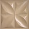 Ceilume Petal 2ft x 2ft Sandal Wood Ceiling Tile V1-PETAL-22SWD - alternate 1